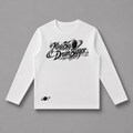 Mens Heavyweight Long Sleeve T-Shirt Miss Big Dream Bigger